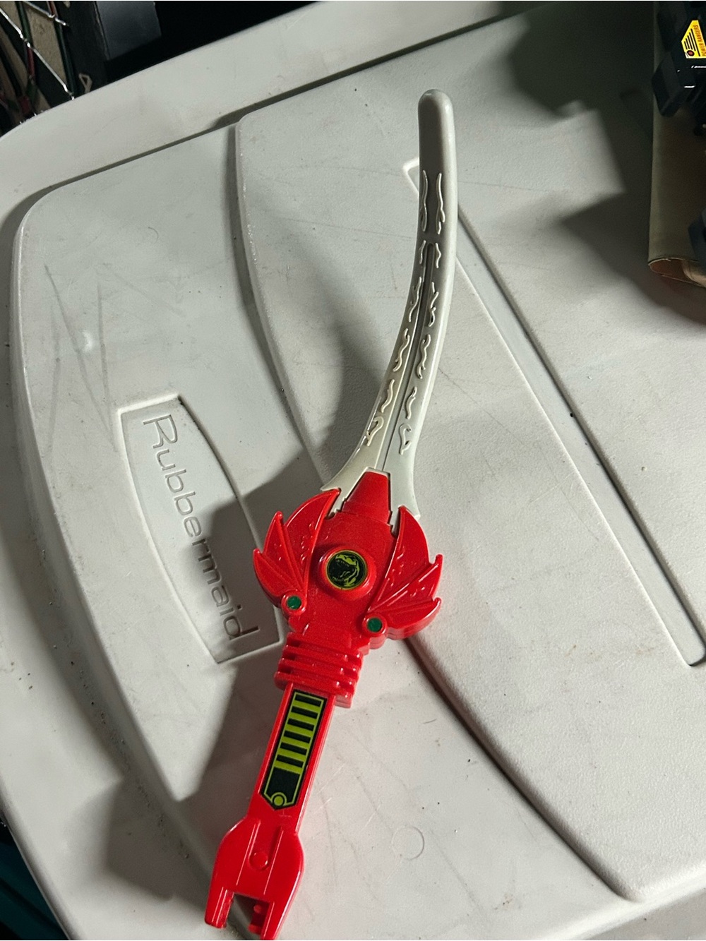 1995 Bandai Red Ranger Power Sword from the original Power Rangers